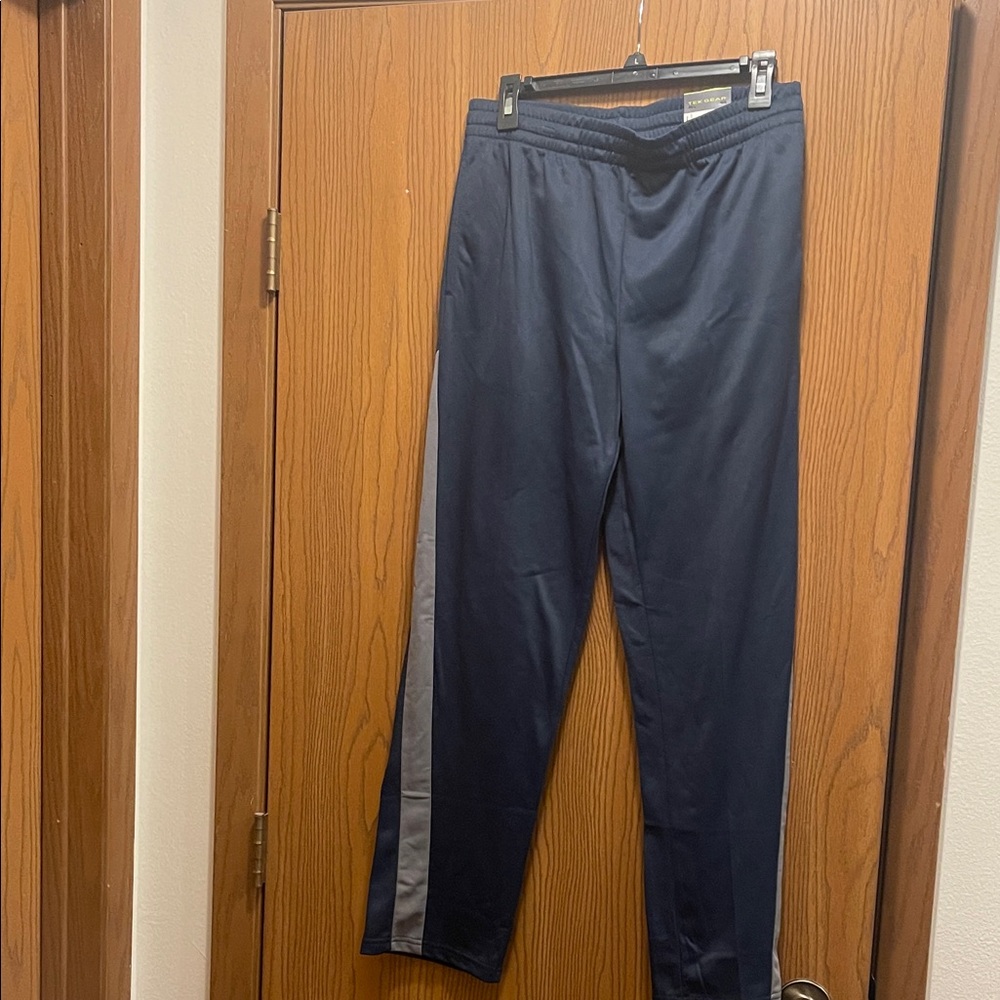 Tek Gear Boy’s 18-20 Dark Blue Joggers with Gray Accents